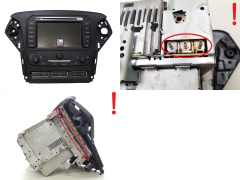 Navigationssystem Radio Ford Mondeo BS7T-18K931-EC BS7T-19H449-CAA