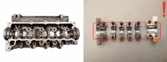 Zylinderkopf Renault 2968F2 110415795R 7701477400 1.5 DCI Siemens