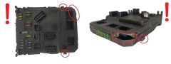 Steuergerät BSI E01-00 S118085320C 9652474680 PSA Siemens 1864
