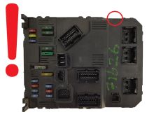 Steuergerät BSI-S02-00 S120104700L 9655708380 PSA Siemens 1245