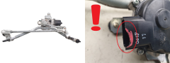 Wischergetriebe Renault Captur 288001161R Mitsuba 1063