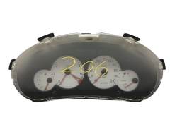 Tacho Kombiinstrument Peugeot 206 9655976380 57945