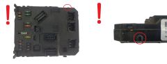 Steuergerät BSI E02-00 9650584680 S118085220B PSA Siemens 1847