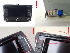 Autoradio Navi Volkswagen 2K0035279B RNS 315 EU