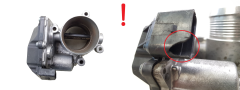 Drosselklappe VWAG 03L128063E A2C53338105 2.0 TDI 2289