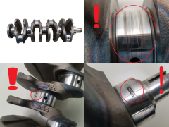 Kurbelwelle 8200590738 2.5 dCi Renault