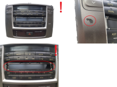 Schalttafel Radio A/C Lexus IS 758950
