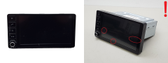 Navigationssystem Radio Mitsubishi Space Star 8740A115 SDA3EM Alpine