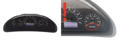 Tacho Kombiinstrument Mercedes E W210 2105401811 VDO RHD