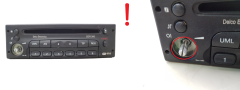 Cd-Radio Opel 90566821 CDR500 2F4 GM Delco