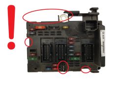 Steuergerät BSM B3 9650664080 PSA Delphi 1216