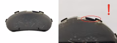 Tacho Kombiinstrument 206 Berlingo 1 9651740080 PSA 3117