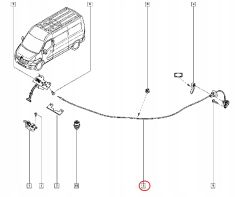 Seilzug Schloss Vorne Original Master 3 Movano NV400 6562000Q0D