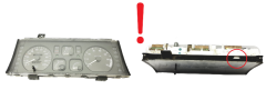 Tacho Kombiinstrument Renault Clio 1 7700831044 B 21574768-6