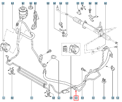 Servolenkungsleitung Neues Original 8200701262 Renault