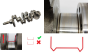 Kurbelwelle QXBA D4204T RHJ 2.0 TDCi HDI 0501N8 Ford Volvo PSA 4819