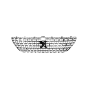 Kühlergrill Vorne Original Citroen Peugeot 5008 9815336080