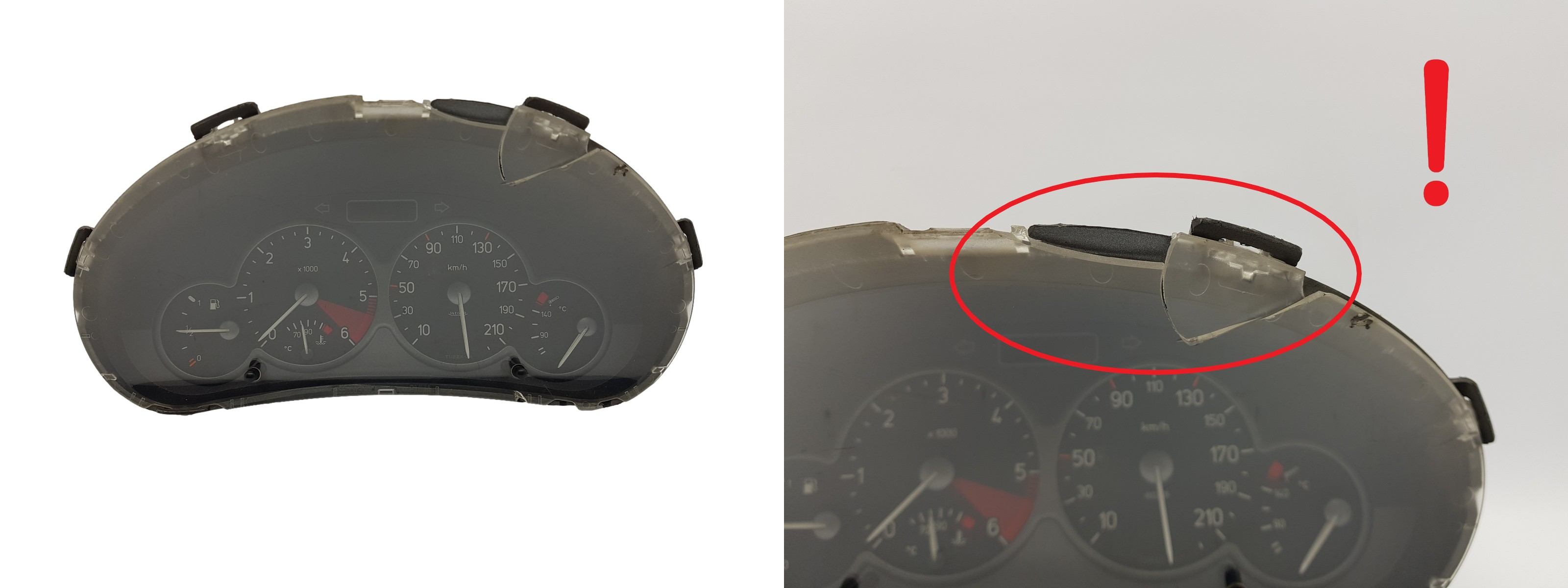 Tacho Kombiinstrument Peugeot 206 9645097080 main product photo