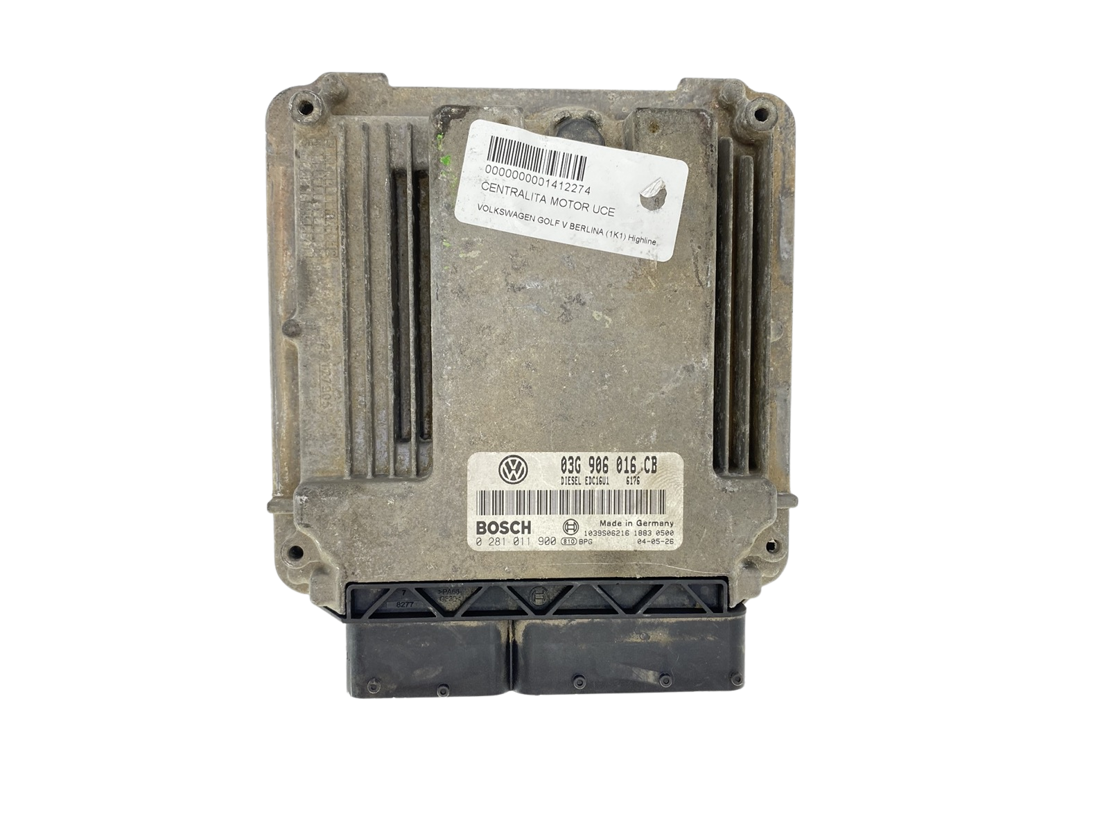 Steuergerät 03G906016CB 0281011900 VW Bosch 59781 main product photo