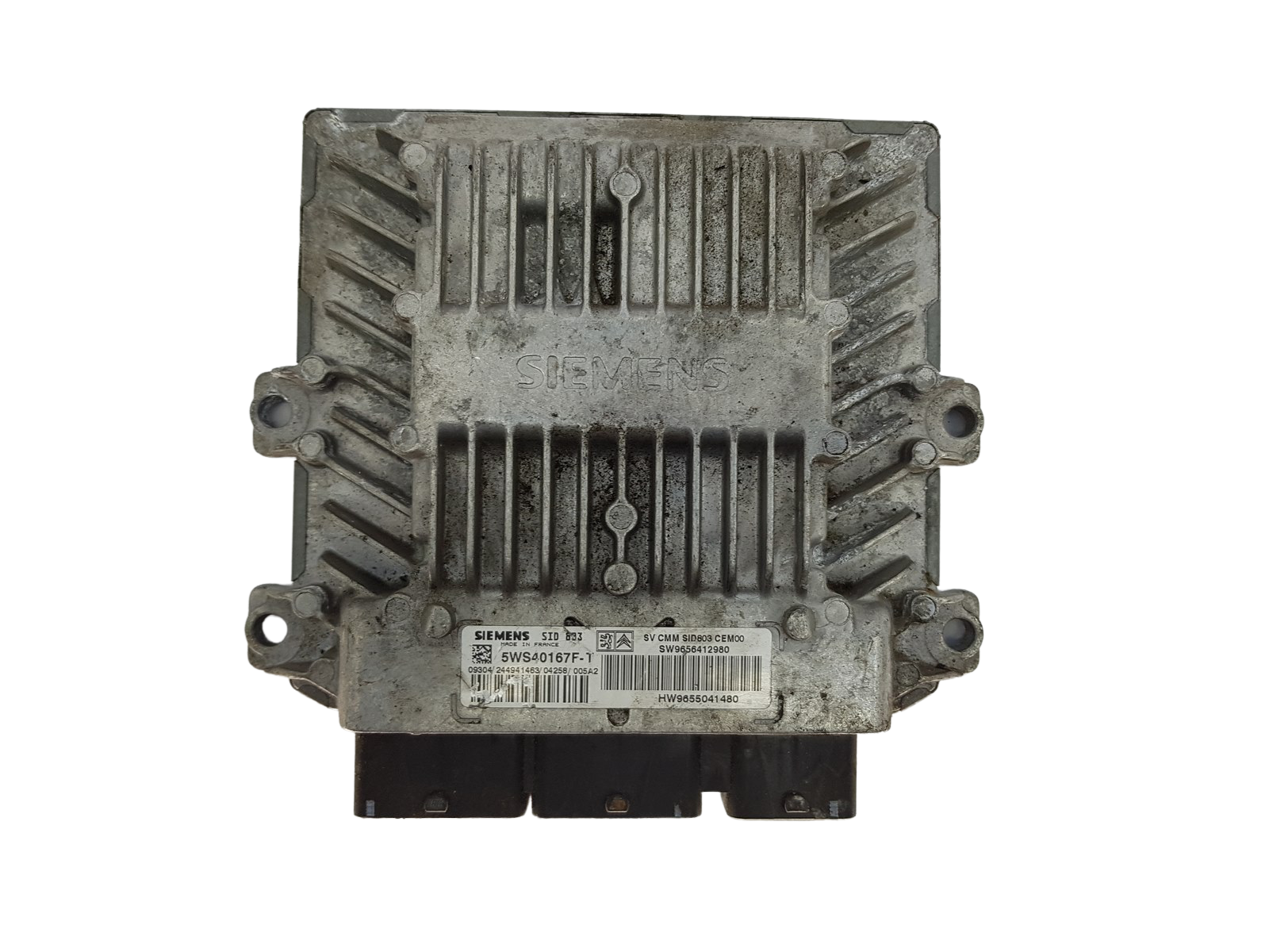 Steuergerät 9656412980 9655041480 5WS40167F-T PSA Siemens 14042 main product photo