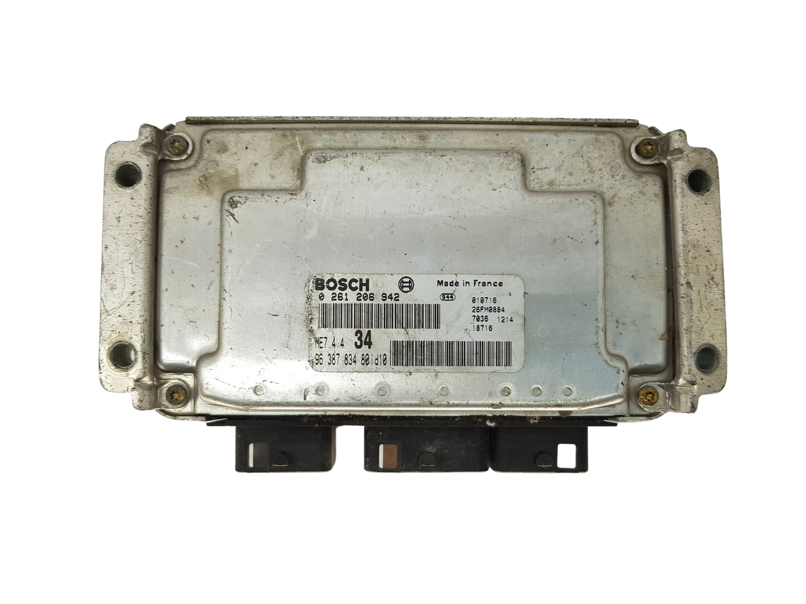 Steuergerät 0261206942 9638783480id10 26FM0884 PSA Bosch 15344 main product photo