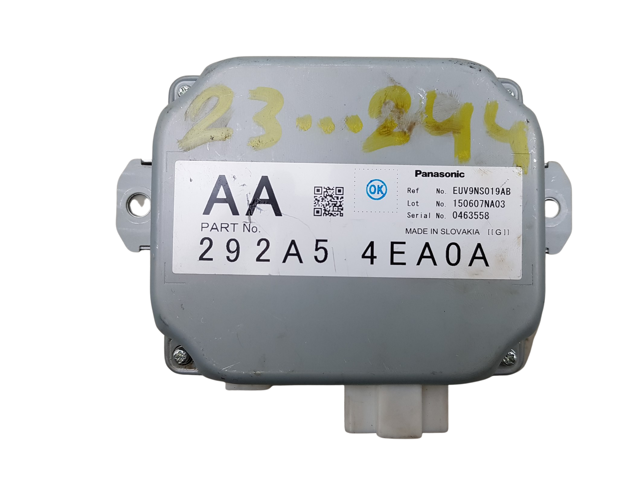 Steuergerät Nissan 292A54EA0A EUV9NS019AB AA main product photo