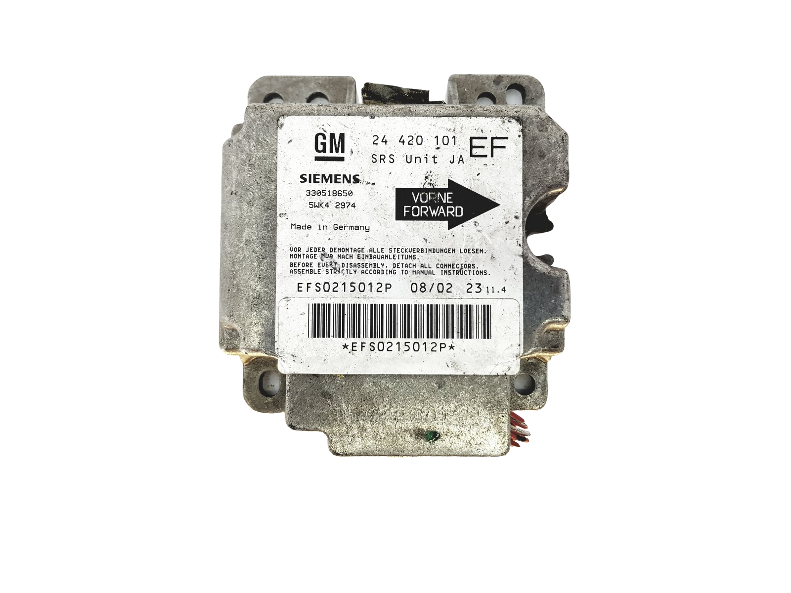 Steuergerät 24420101 5WK42974 Opel Siemens 23162 main product photo