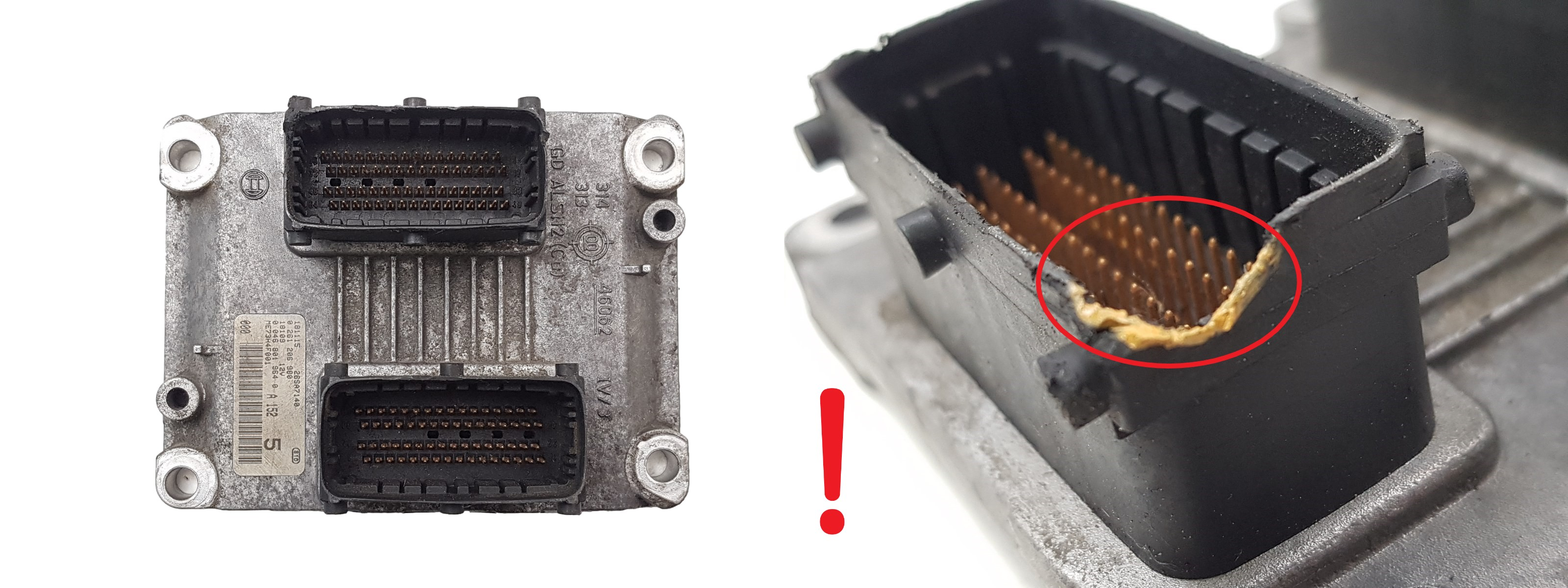 Steuergerät Fiat Punto 00468019640 0261206980 1.2 16V Bosch main product photo