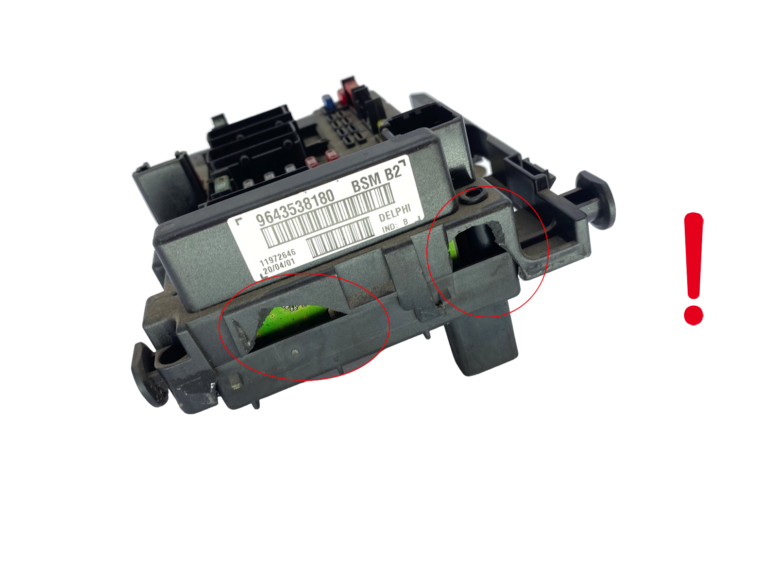 Steuergerät BSM B2 PSA 9643538180 Delphi 59296 main product photo