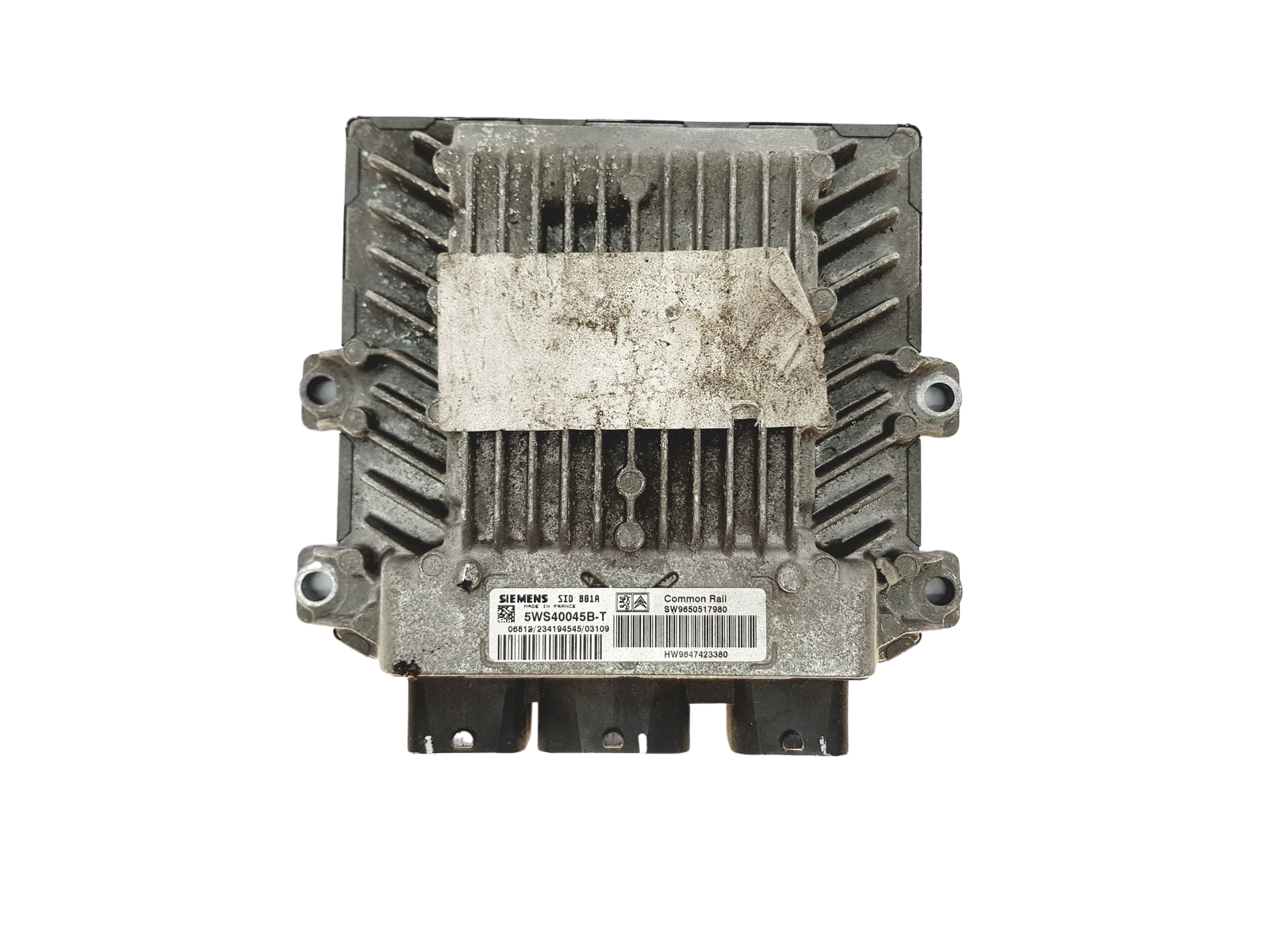 Steuergerät 5WS40045B-T 9650517980 9647423380 PSA Siemens 25919 main product photo