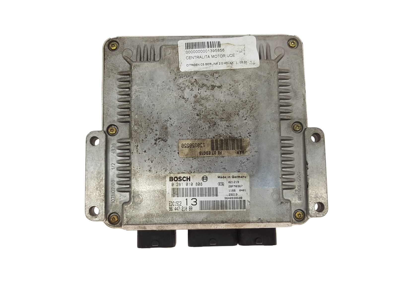 Steuergerät 0281010808 9644721080 28FM0367 PSA Bosch 3775 main product photo