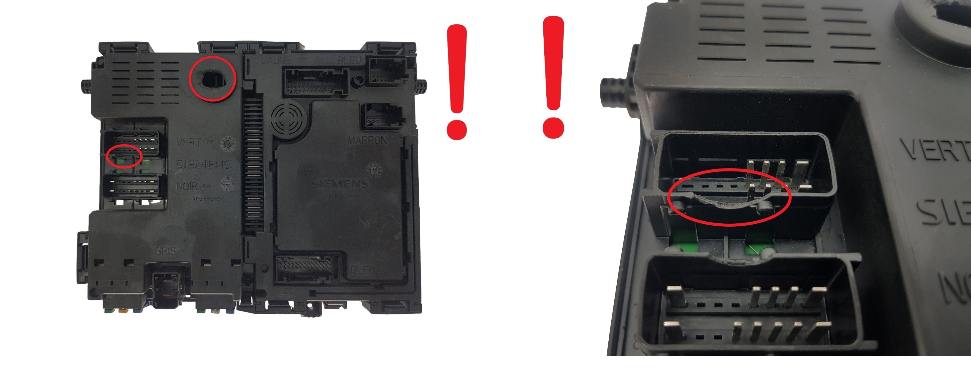 Steuergerät BSI T1 9626460880 S105872300G PSA Siemens 1961 main product photo