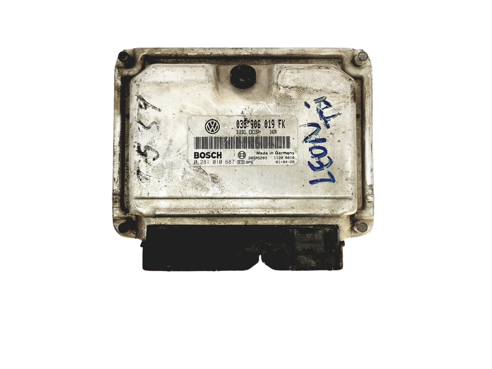 Steuergerät 038906019FK 0281010687 VW Seat Bosch 24837 main product photo