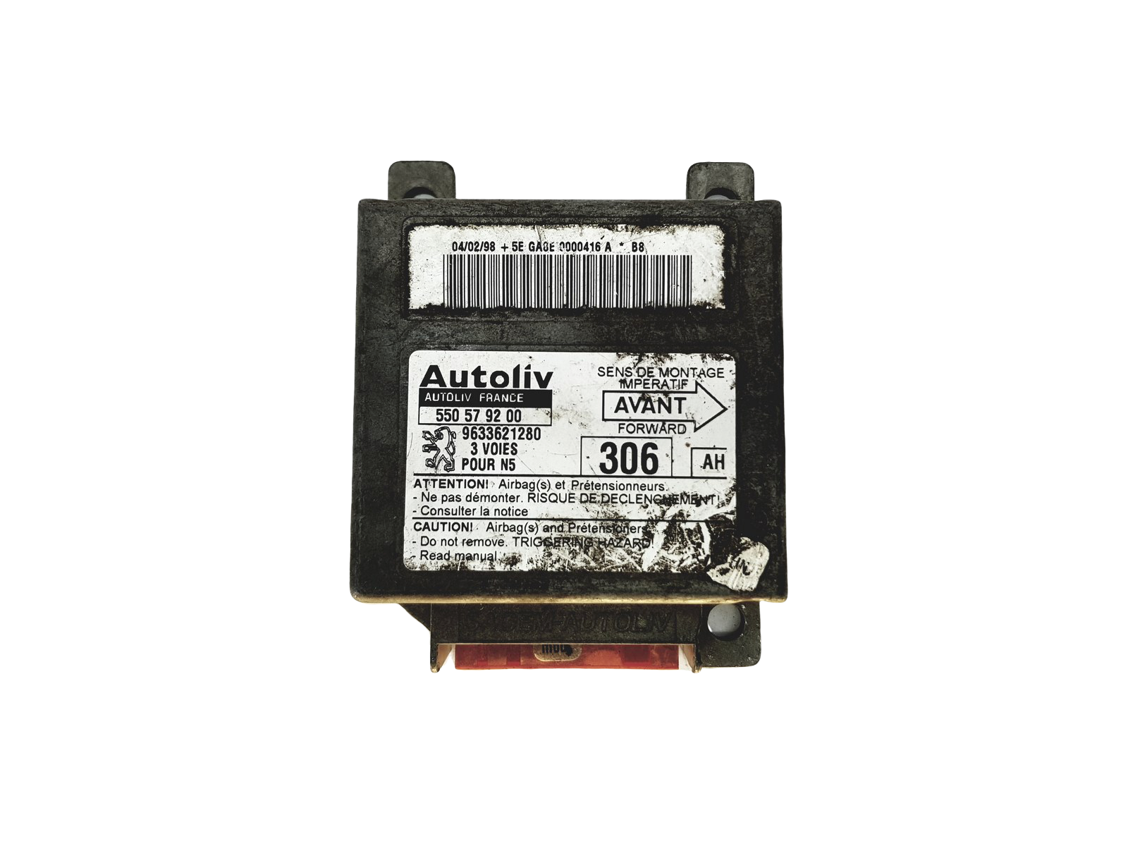 Steuergerät 9633621280 550579200 PSA Autoliv main product photo