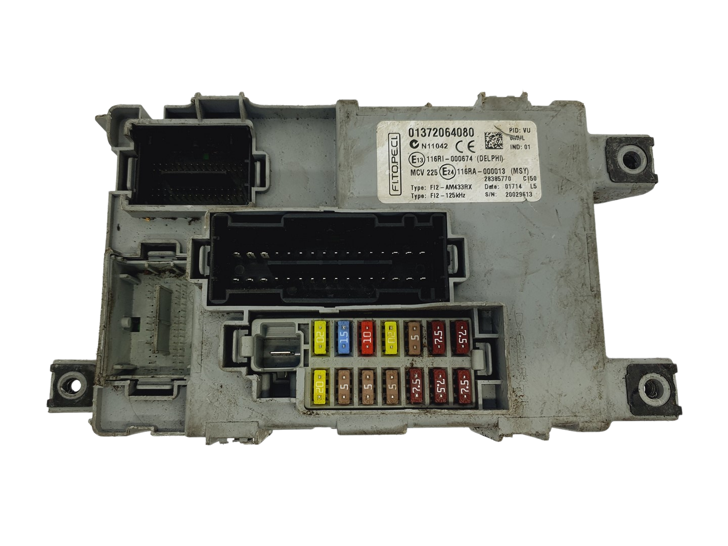 Steuergerät BSI Fiat 01372064080 28385770 Delphi 68683 main product photo