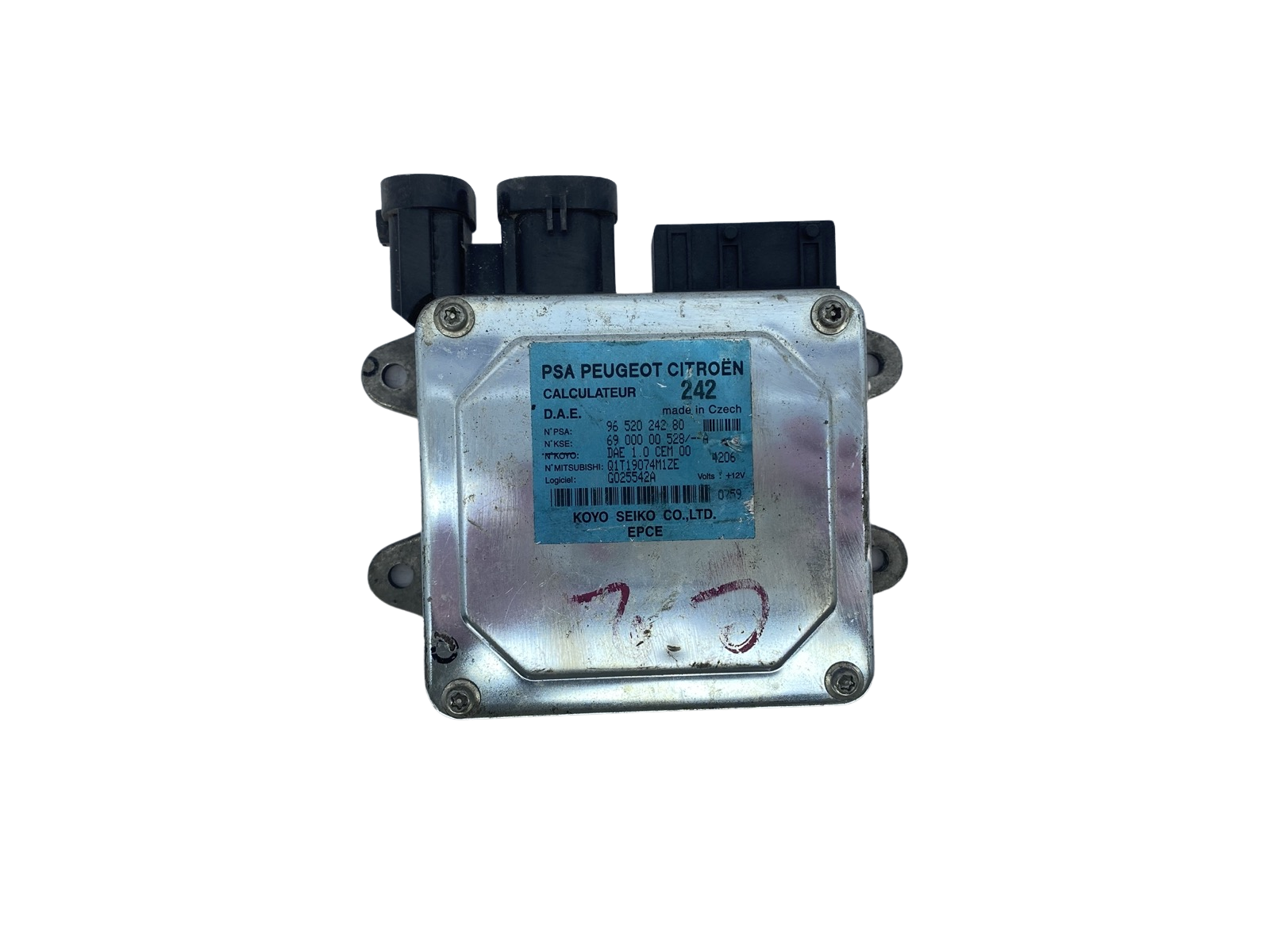 Steuergerät 9652024280 6900000528 Q1T19074H6ZE PSA KOYO 55306 main product photo