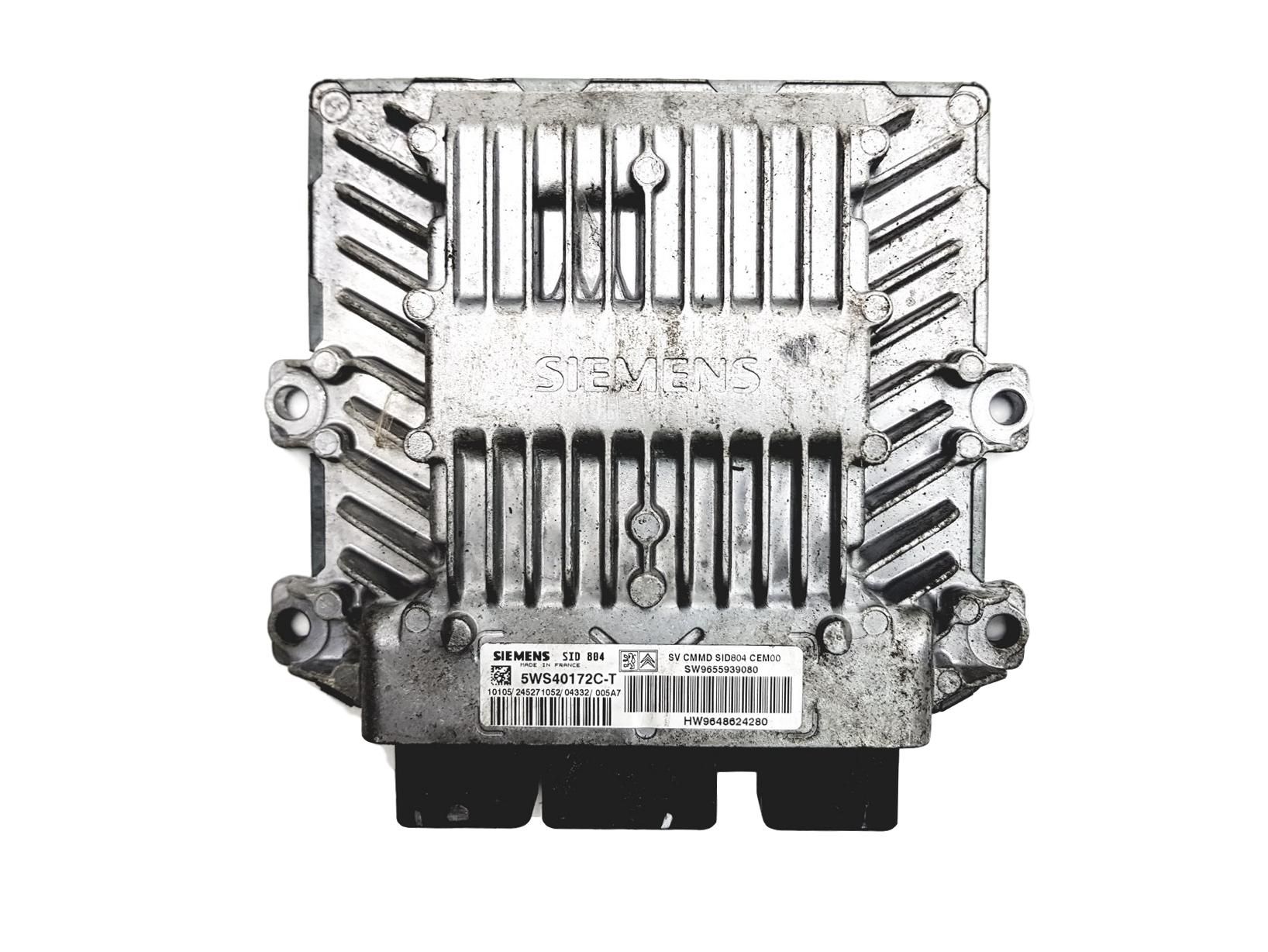 Steuergerät 9655939080 9648624280 5WS40172C-T PSA Siemens main product photo