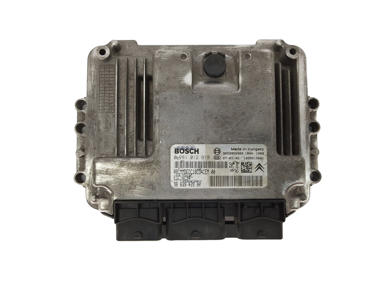 Steuergerät 0281012619 9663943980 9653958980 PSA Bosch 3456 main product photo