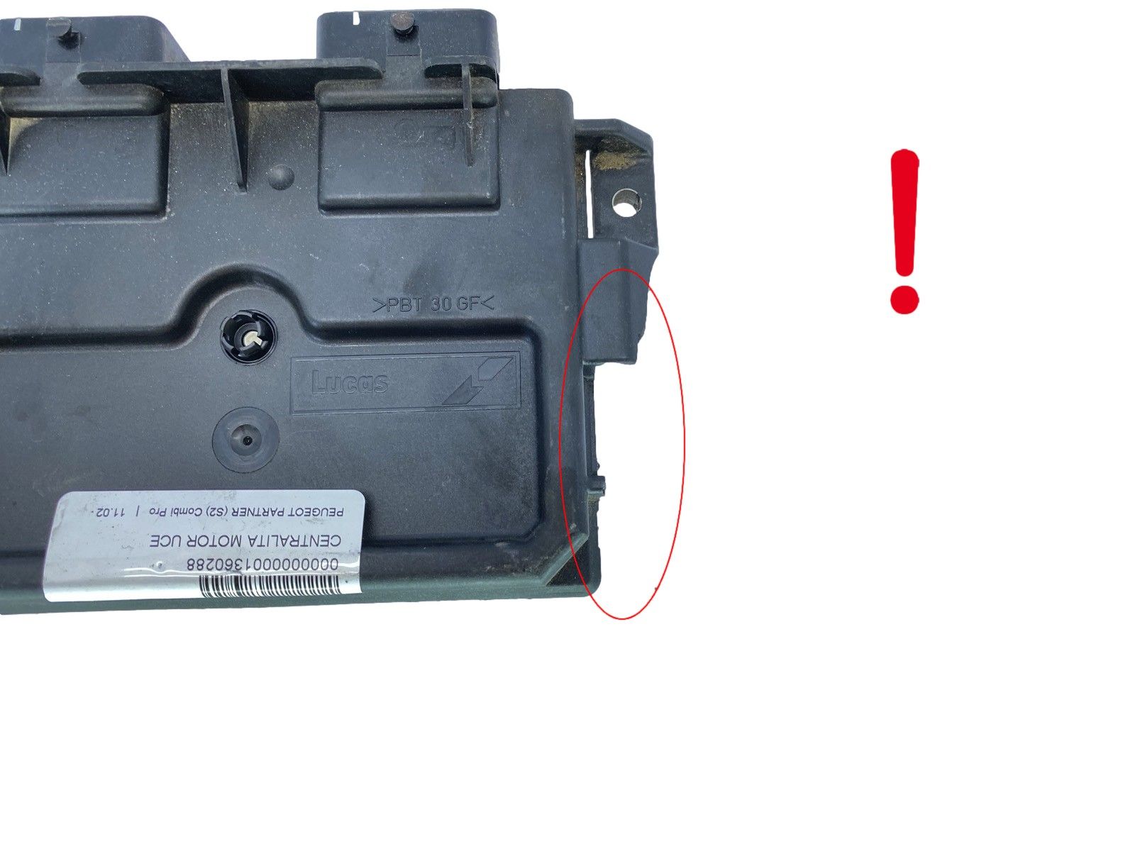 Steuergerät 9661879180 9650359580 R04080034C PSA Lucas 62199 main product photo