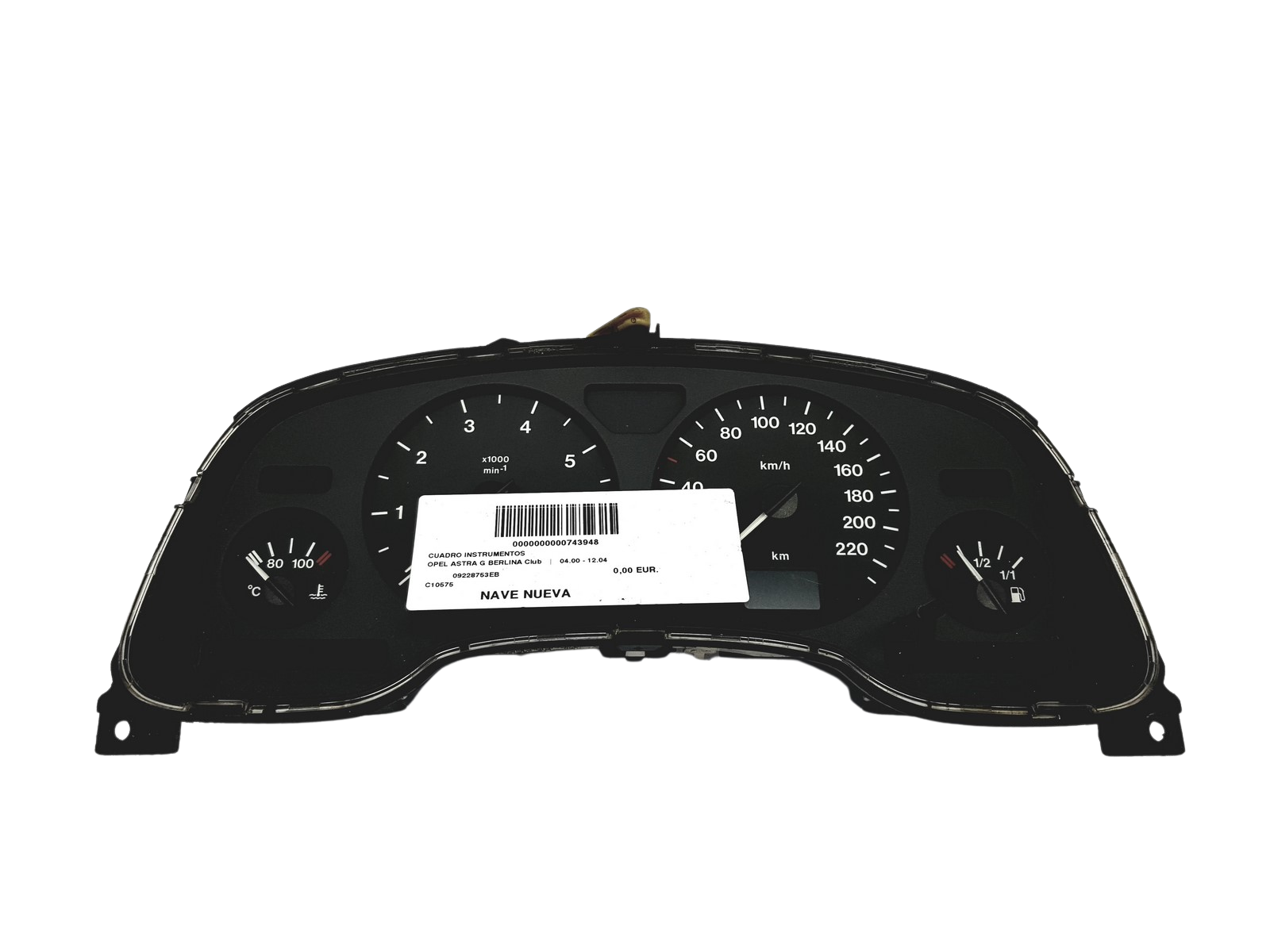 Tacho Kombiinstrument Opel Astra G 09228753EB 110080067005 57673 main product photo