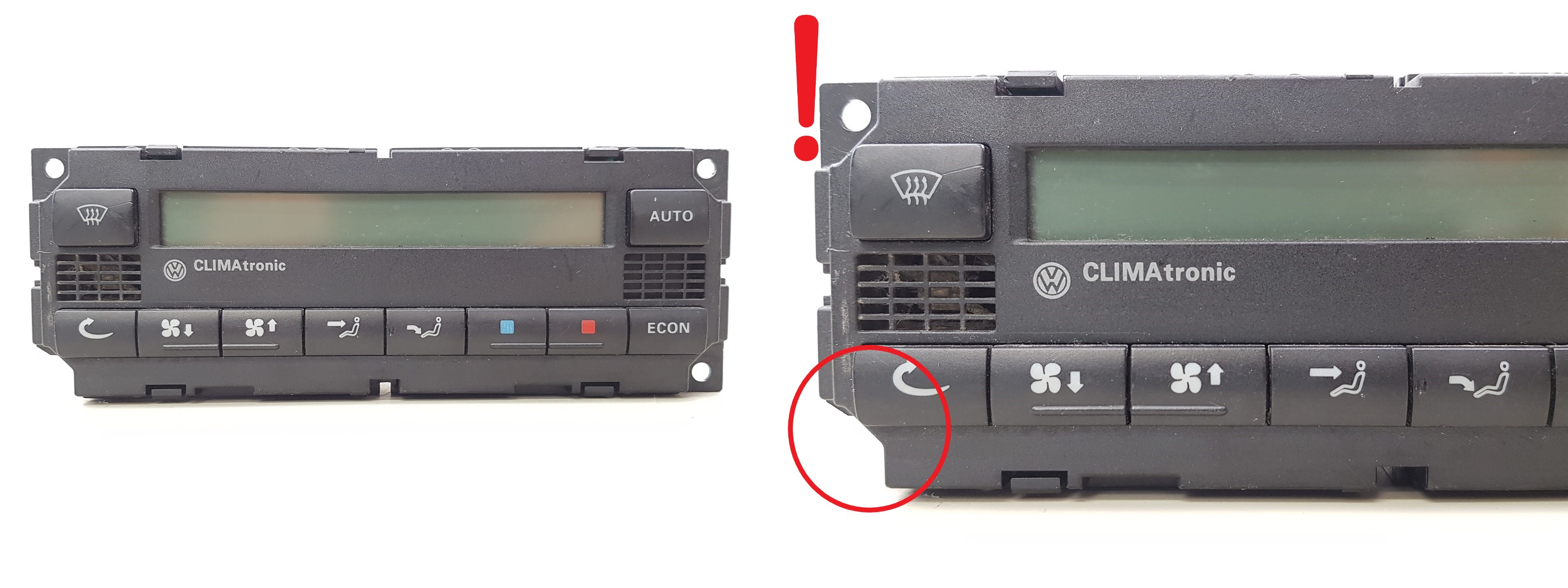 Klimabedienteil Bedienung VW Golf 4 Passat B5 3B1907044C 1112 main product photo