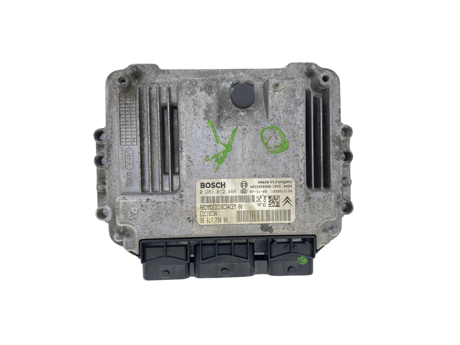 Steuergerät 0281012466 9661773880 9653958980 PSA Bosch 61160 main product photo