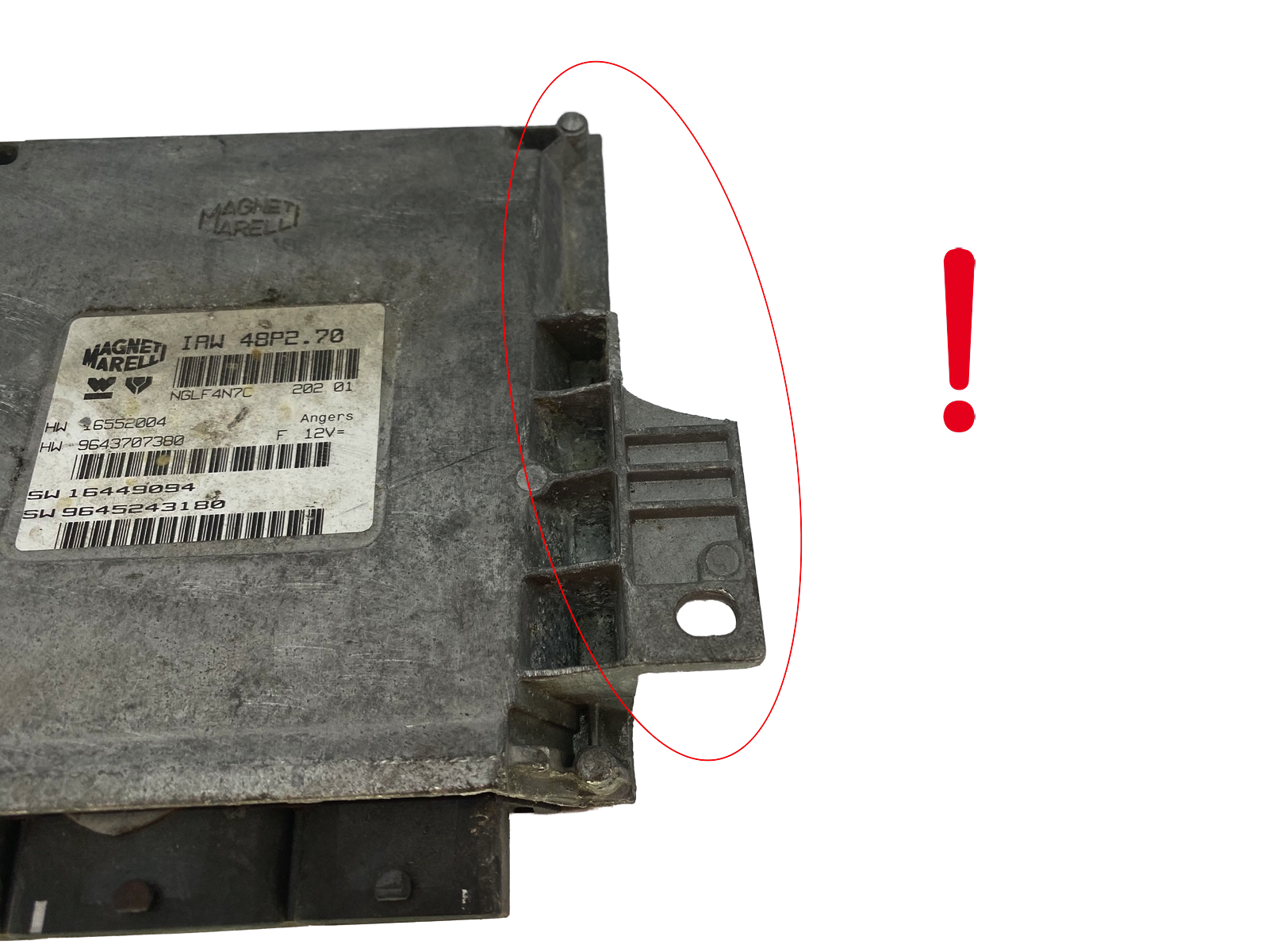 Steuergerät 9645989480 9645243180 IAW48P2.70 PSA 50198 main product photo