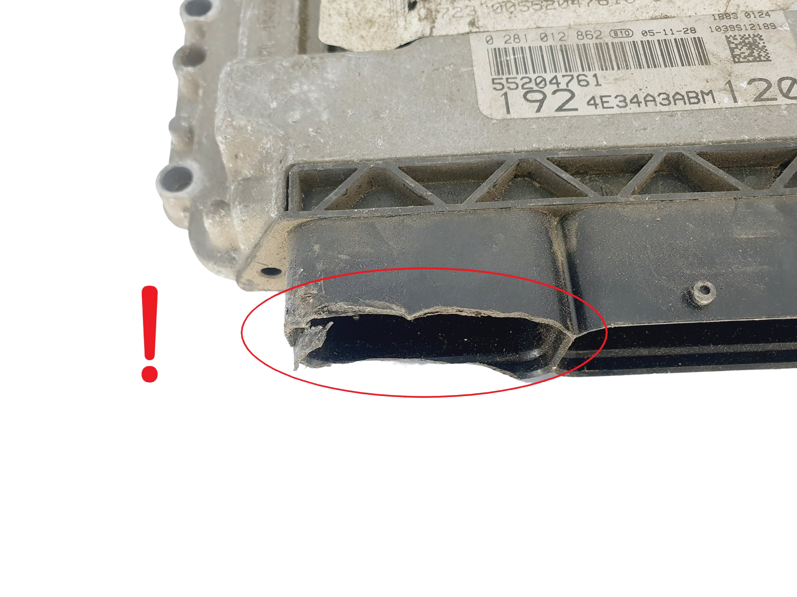 Steuergerät 55204761 0281012862 4E34A3ABM Fiat Bosch 46337 main product photo