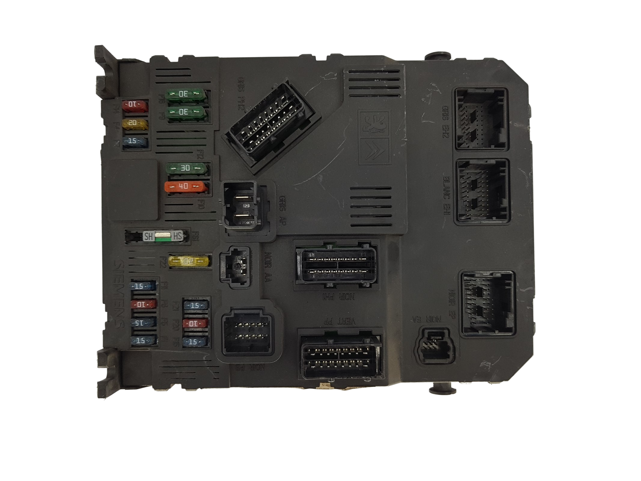 Steuergerät BSI E02-00 9650584680 S118085220B PSA Siemens 1439 main product photo