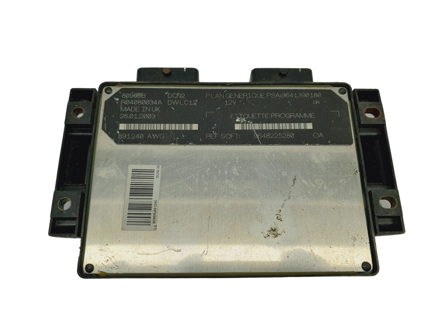 Steuergerät 9641390180 9648225280 R04080034A 80965B PSA Lucas 68091 main product photo