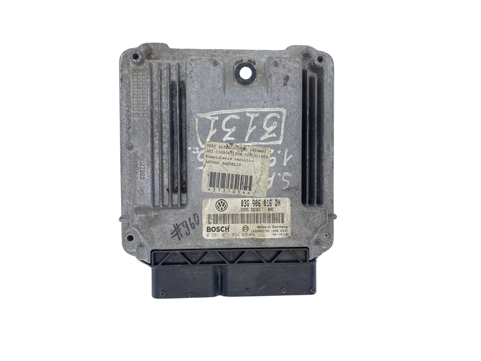 Steuergerät 03G906016DH 0281011864 Seat Bosch 61883 main product photo