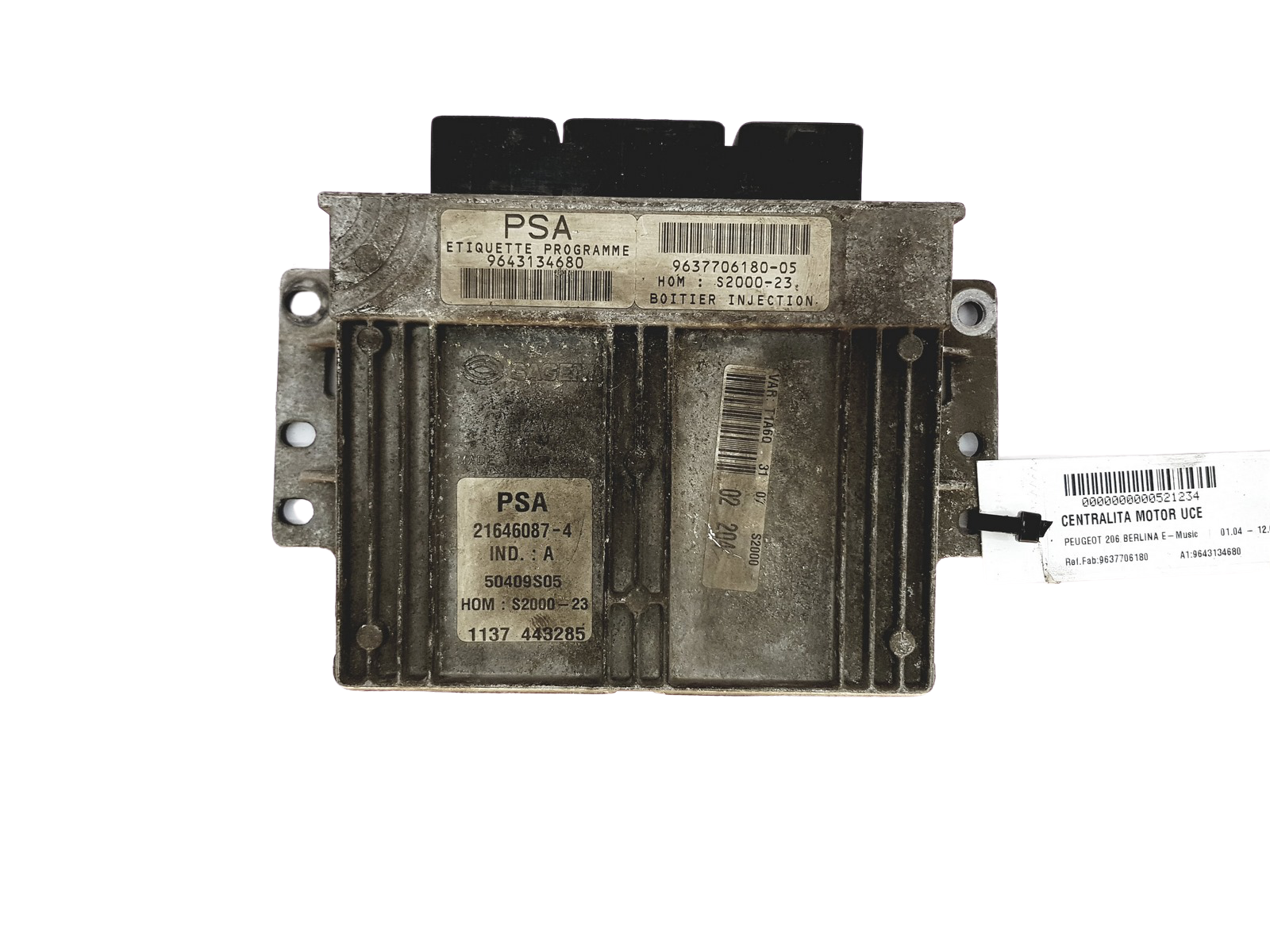 Steuergerät 9643134680 9637706180-05 21646087-4 PSA Sagem 24126 main product photo