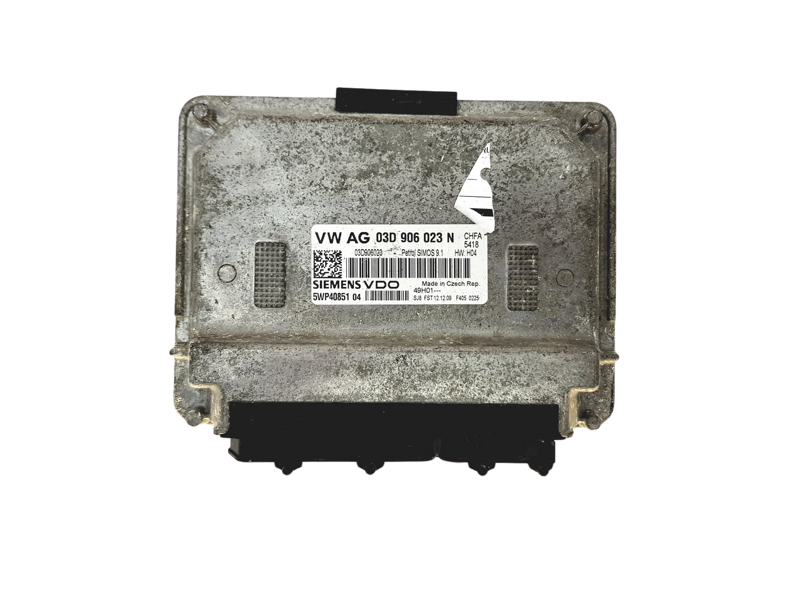 Steuergerät 03D906023N 5WP40851 04 VW Seat Skoda Siemens 29776 main product photo