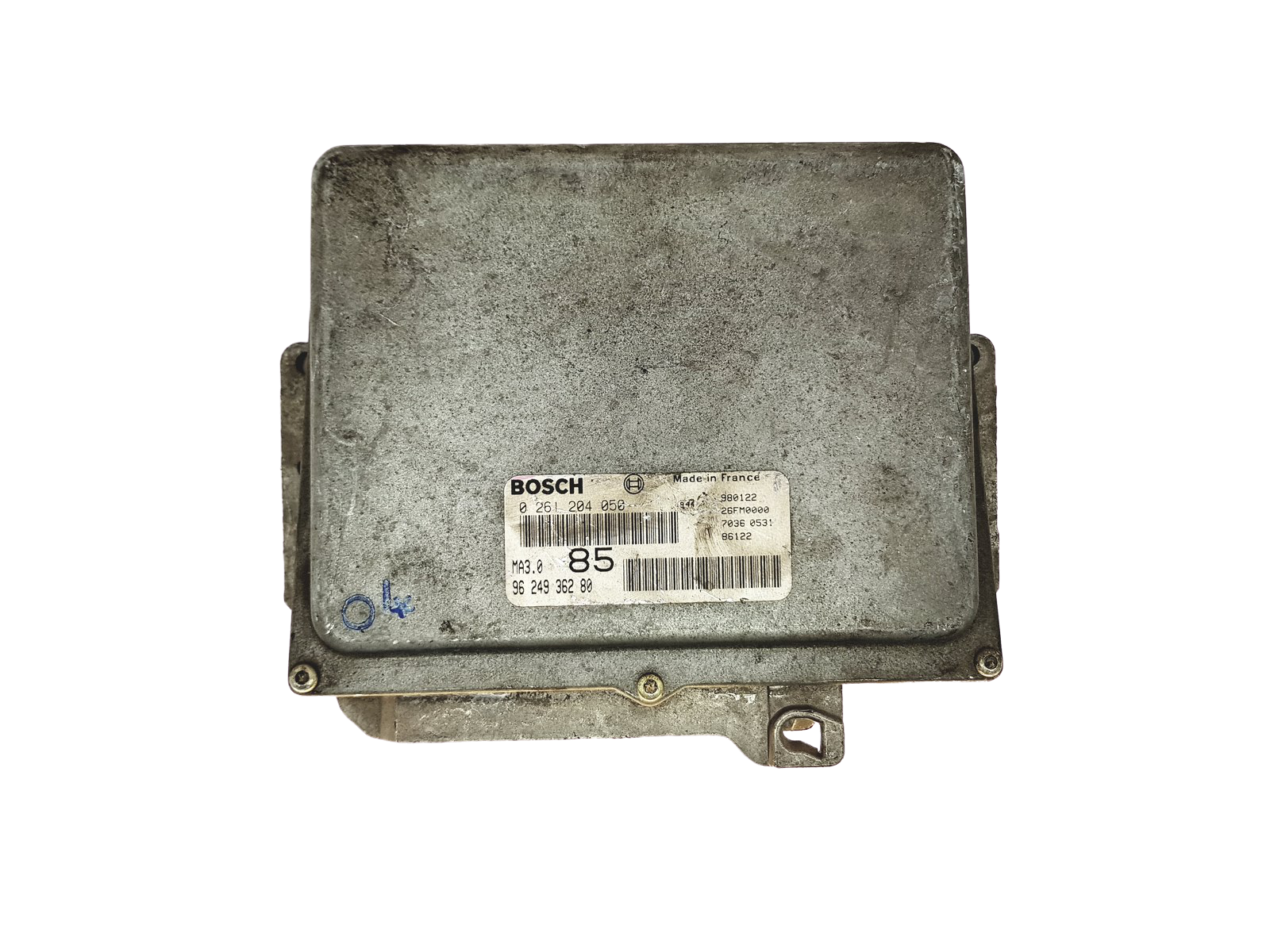 Steuergerät 0261204050 9624936280 26FM0000 MA3.0 PSA Bosch 24904 main product photo